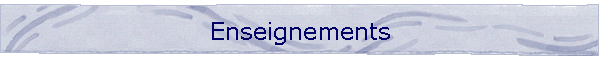 Enseignements